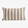 Dune Natural & Light Blue Stripe Cushion Cover (Rectangular) Front View