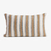 Dune Natural & Light Blue Stripe Cushion Cover (Rectangular) Front View
