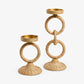 Rattan Candle Holders (Gold) Group Shot