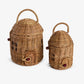 Rattan Round Baskets With Lids Group Shot