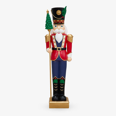 Nutcracker With Lights (Red, 152cm) Front View