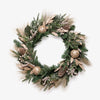 Regency Champagne Wreath with Lights 70cm