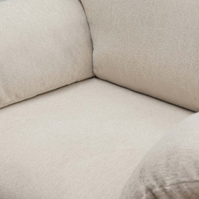 Close up of the seat cushion of a Riley Two Seater Sofa