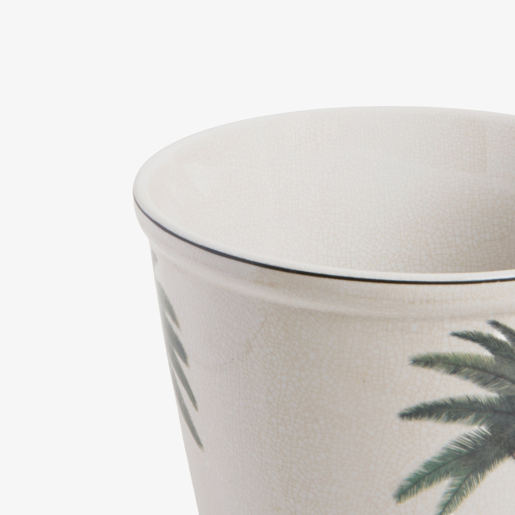 Royal Palm Planters Close Up of Rim