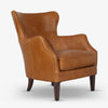 San Jose Leather Armchair (Tan) Front