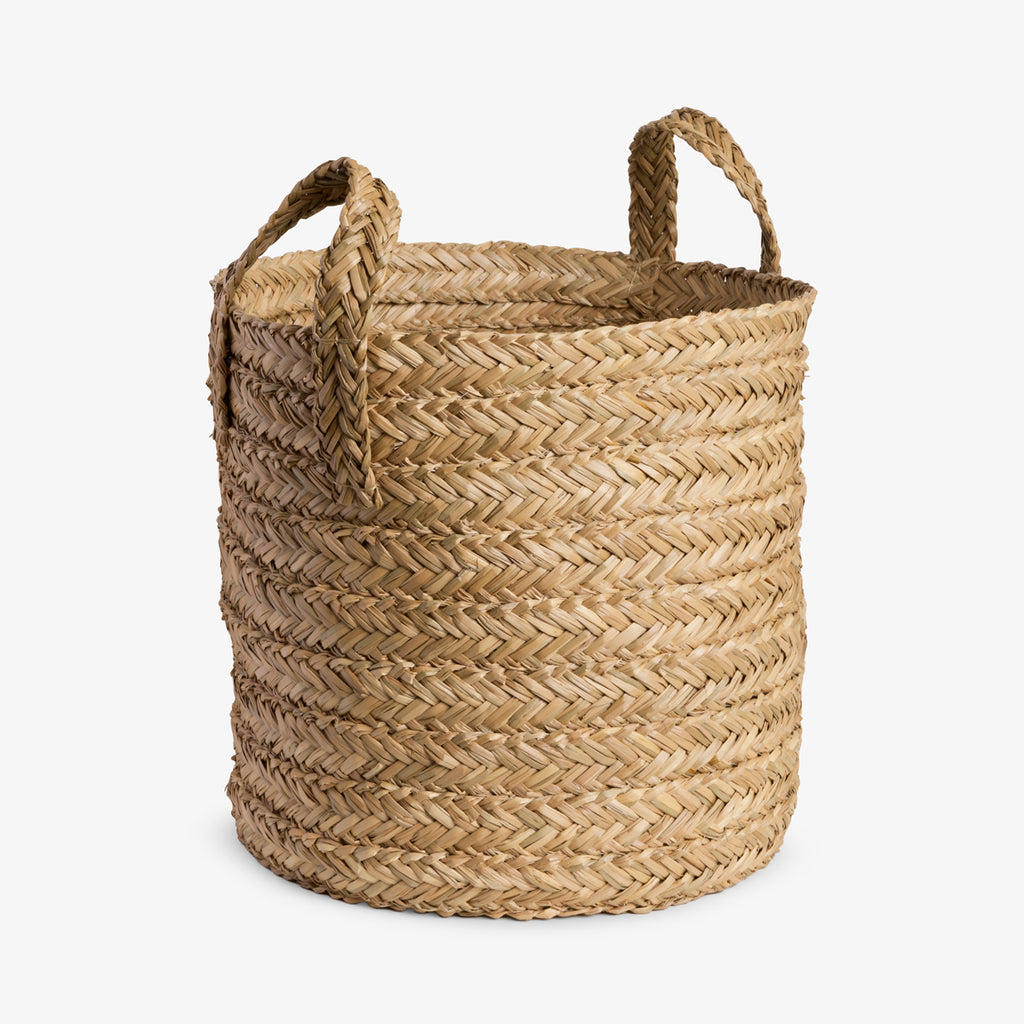 Sapa Woven Seagrass Baskets Front View
