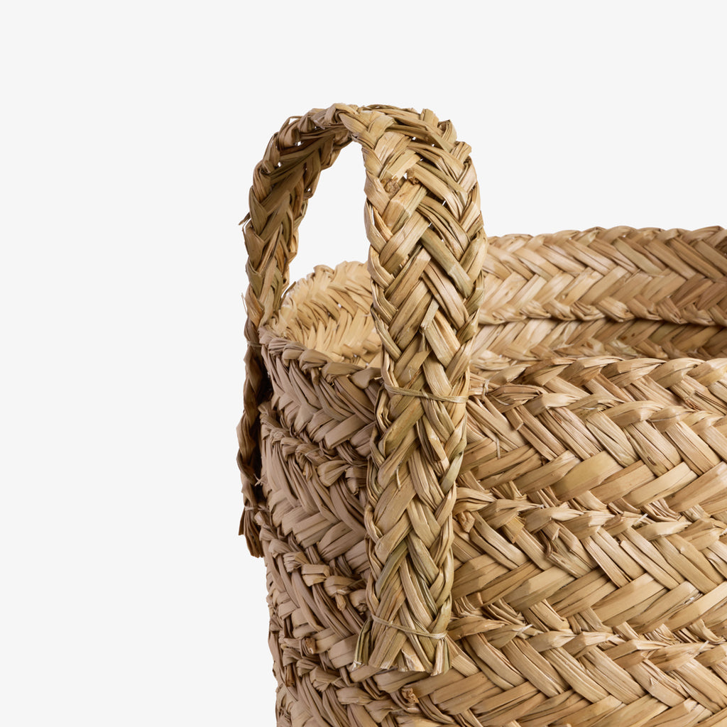 Sapa Woven Seagrass Baskets Close Up
