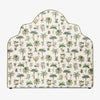 Sophia Curved Upholstered Bedheads (Le Palm) Front View