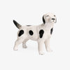 Black And White Spotted Dog Decorative Statue