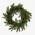 Spruce Pinecone Wreaths Front View
