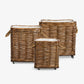 Square Willow Baskets Group Shot