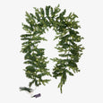 Tahoe Pre-Lit Green Garland 180cm Front View