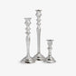 Tapered Candlestick Holders (Silver) Group Shot