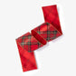 Tartan Wired Ribbon (Red)