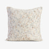Textured Velvet Cushion Cover Beige Front View