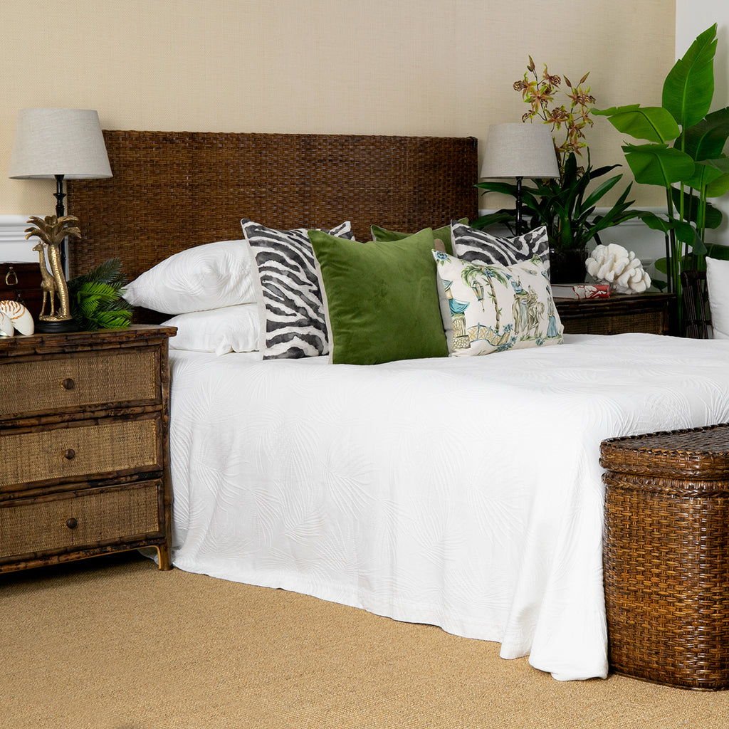 Palm Leaf Bedspread Set
