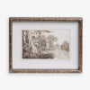 Vintage Landscape Etching Print 2 Front