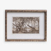 Vintage Landscape Etching Print 3 Front