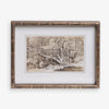 Vintage Landscape Etching Print 6 Front