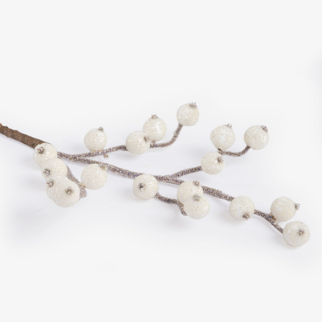 White Berry Pick 48cm Close Up