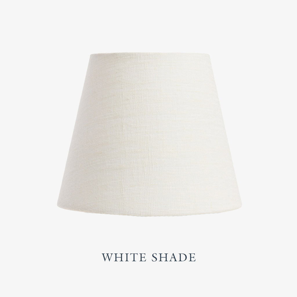 WHITE SHADE 17IN