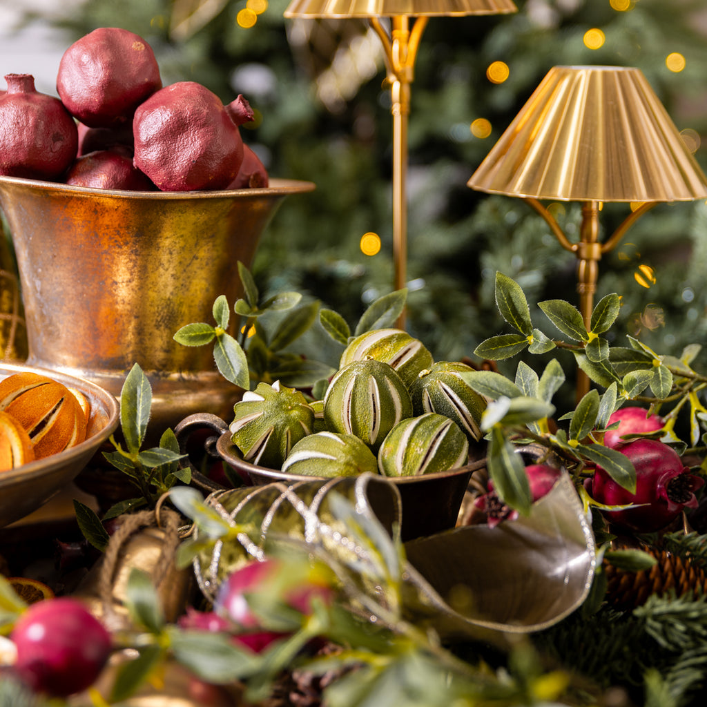 Whole Dried Lime Decorations Styled in Bowl