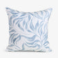 Wild Palm Cushion Cover (Blue & White) Front View