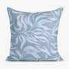 Wild Palm Cushion Cover (Blue) Front View