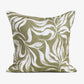 Wild Palm Cushion Cover (Olive Green) Front View