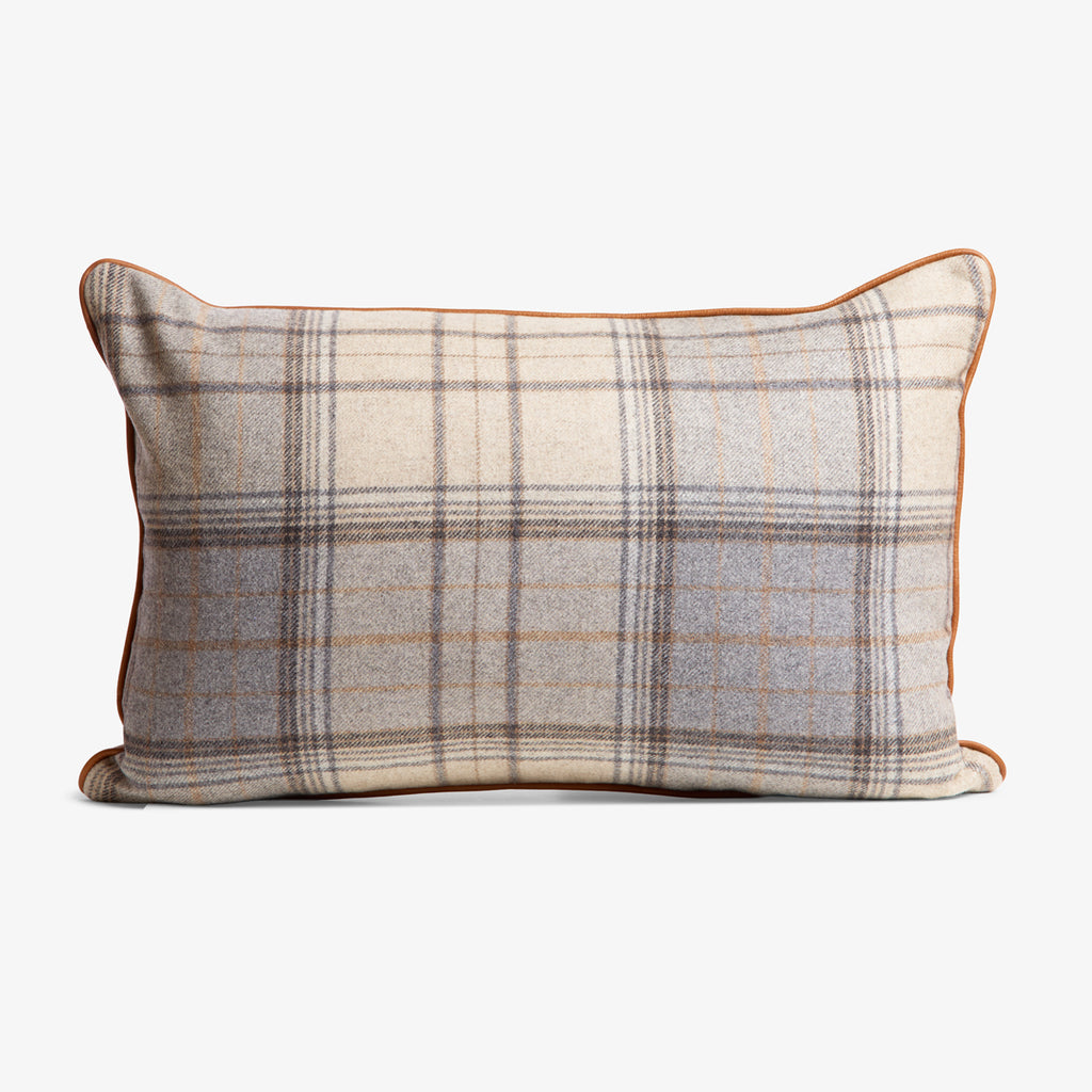 Highland Rectangular Cushion Cover (Grey) Close Up