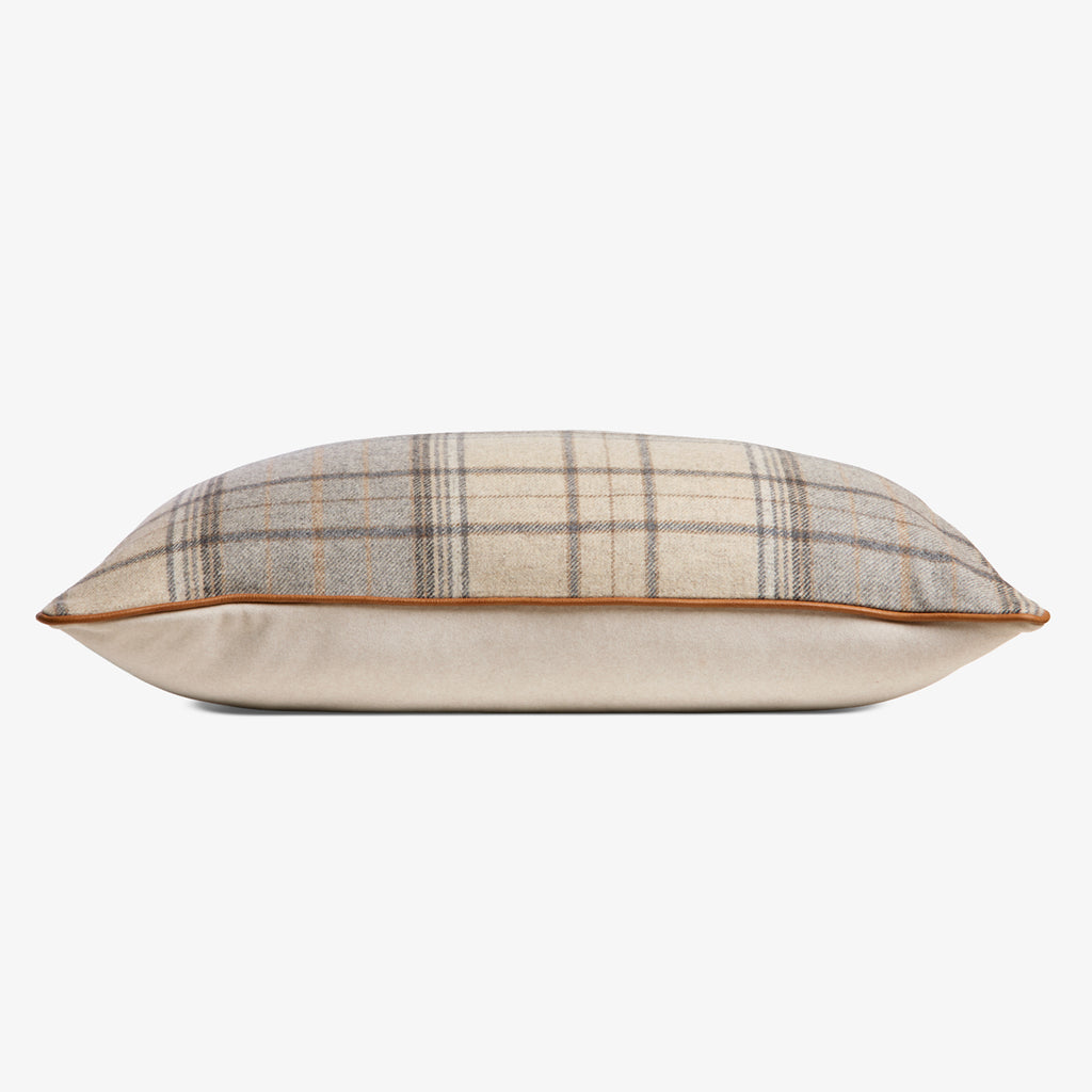 Highland Rectangular Cushion Cover (Grey) Side View