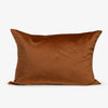 Velvet Cushion Cover (Copper Rectangular) Front