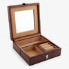 Leather Woven Jewellery Box