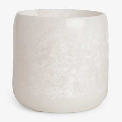 Alabaster Candle Holder White 82x88mm