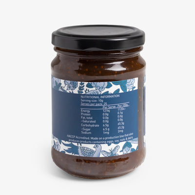 Alfresco Emporium Fig & Ginger Jam 250g Nutritional Value
