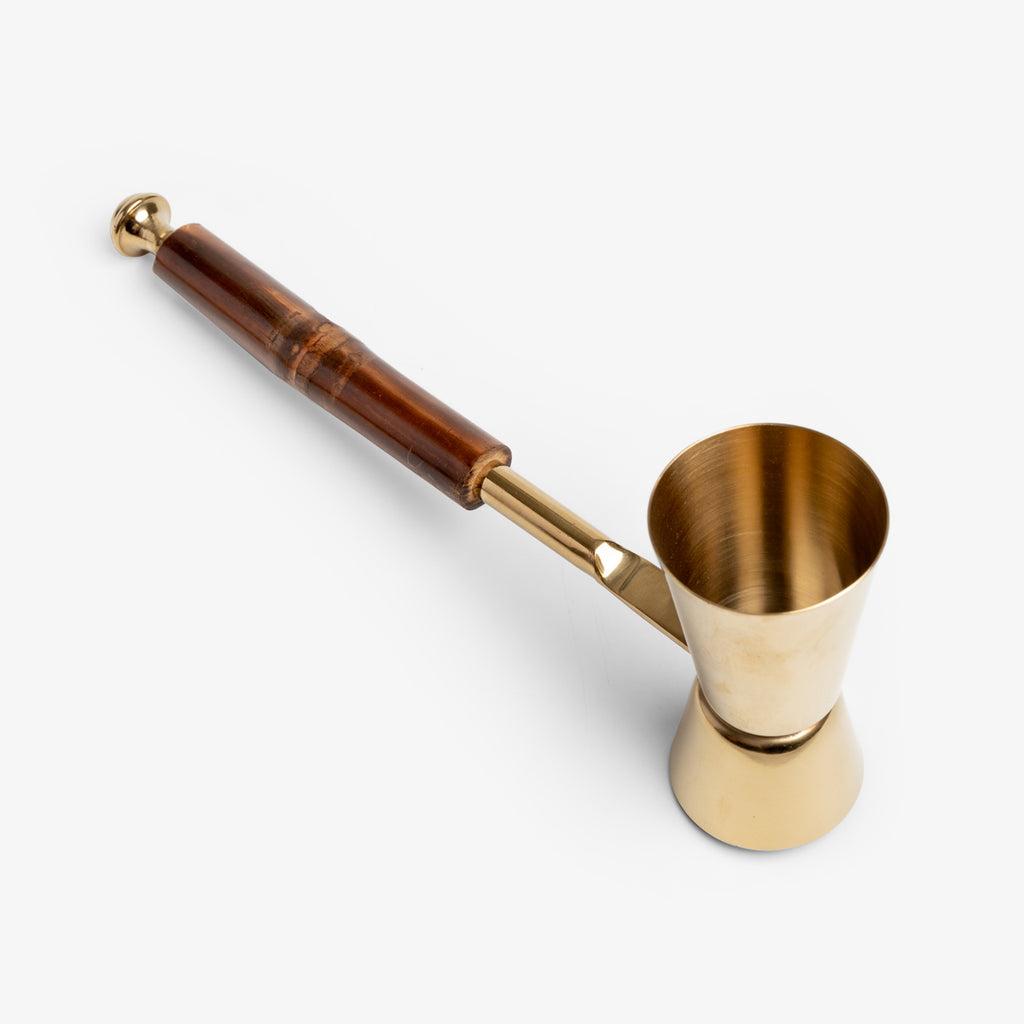 Antique Brass Bamboo Bar Tool Set