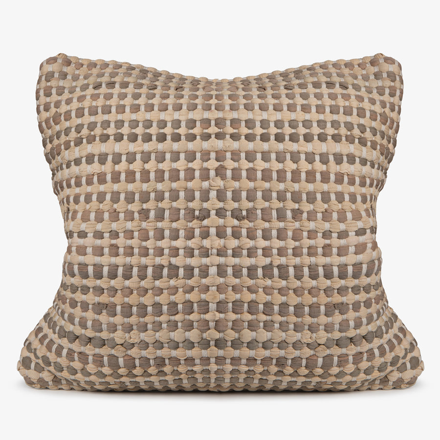 Beigel Cotton Woven Cushion Front