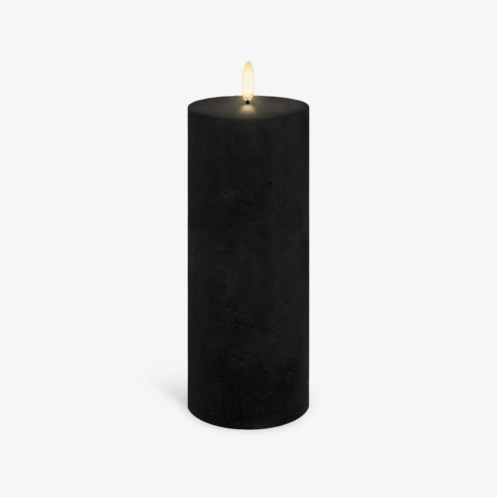 Uyuni Lighting Flameless Candles Pillar Black