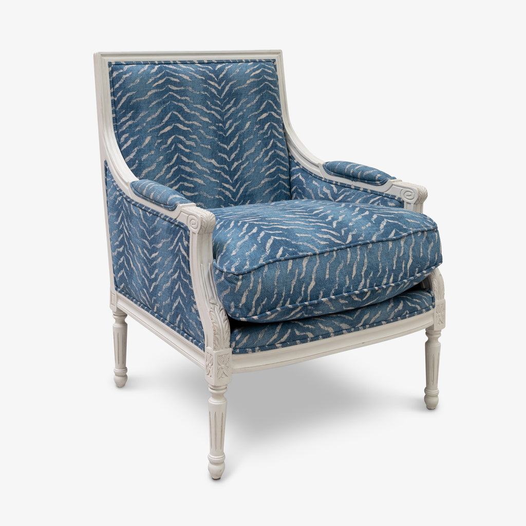 Hudson Florida Chair Savana Blue On White