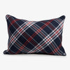 Blue Tartan Cushion Cover Rectangular Front