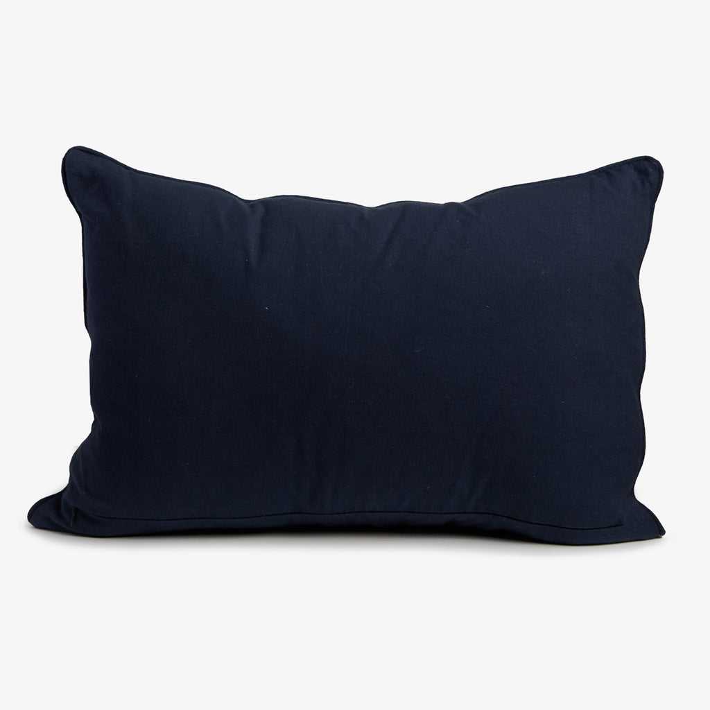 Blue Tartan Cushion Cover Rectangular