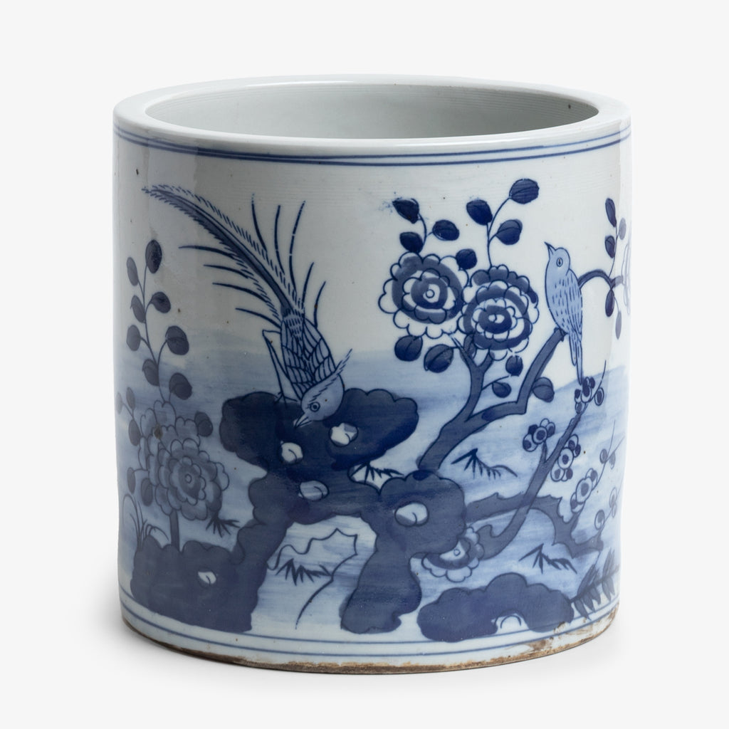 Blue & White Azure Pot Front