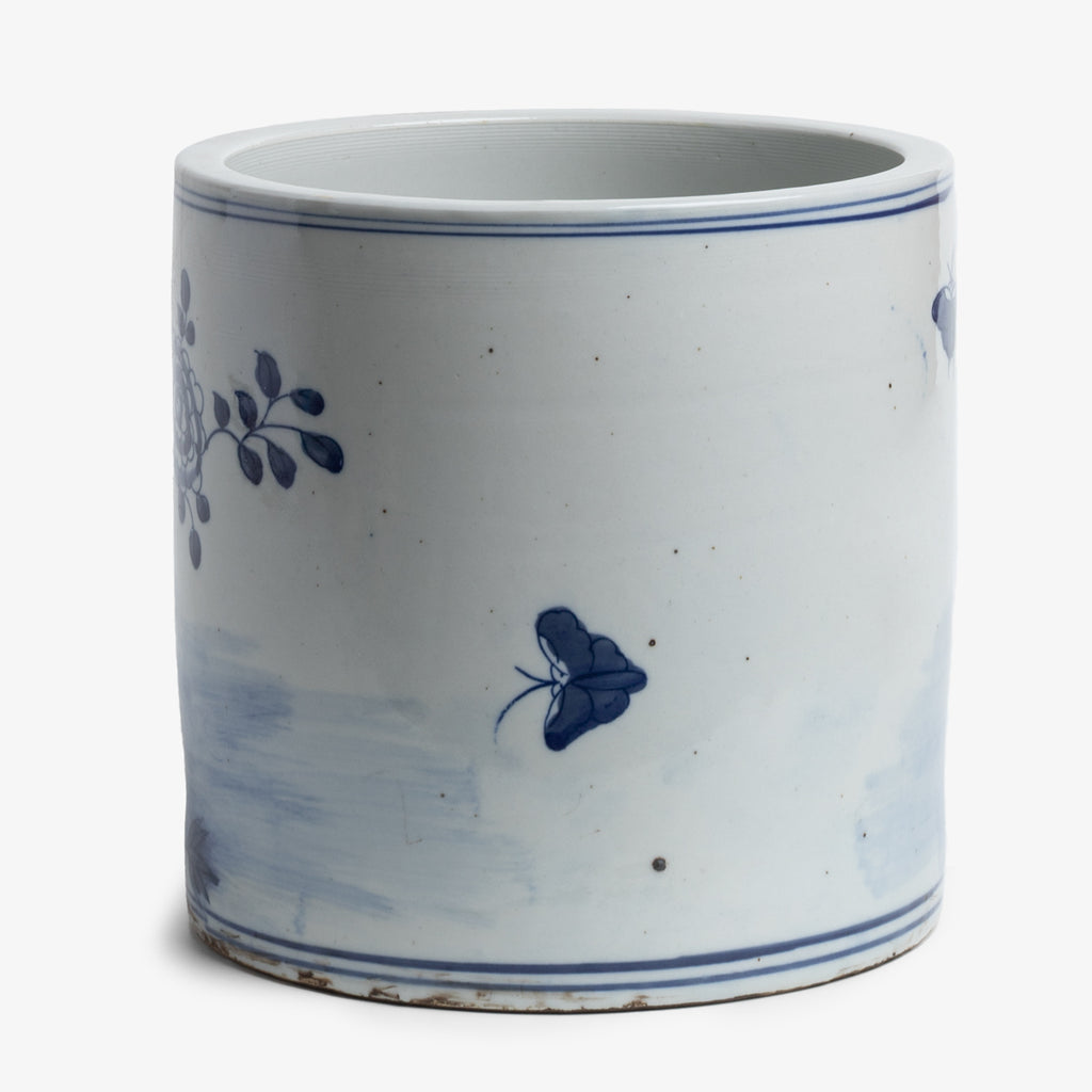 Blue & White Azure Pot Back