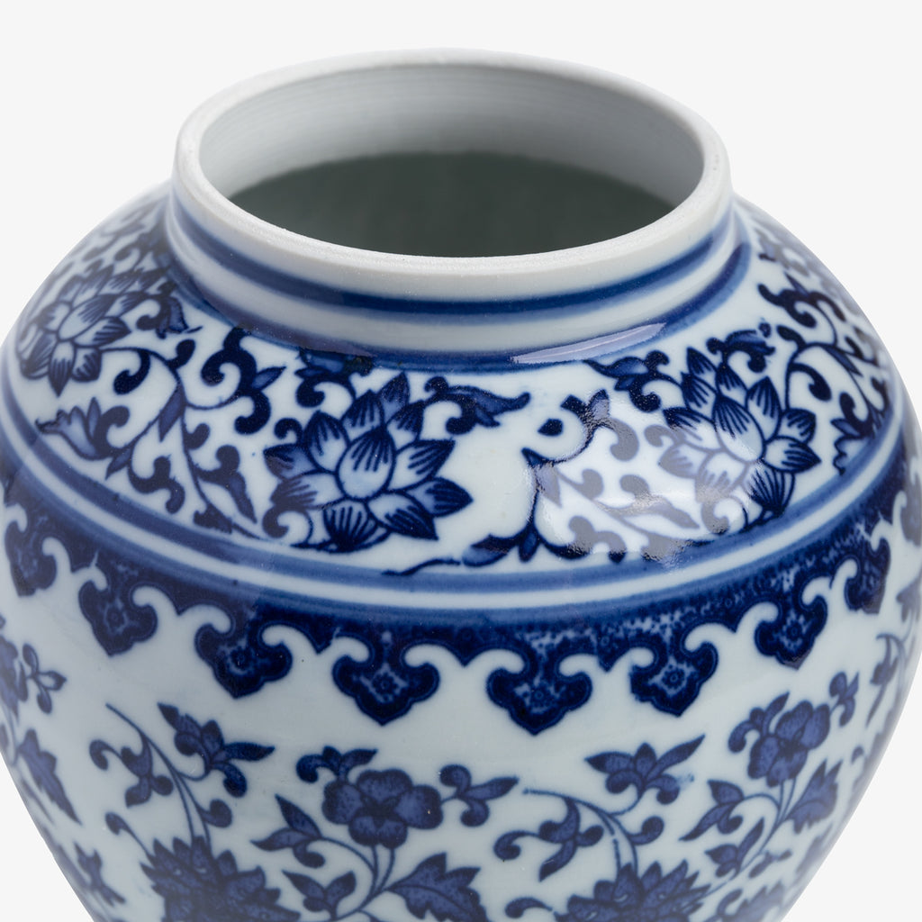 Blue & White Mandarin Jar Top