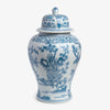 Blue & White Oriental Spring Ginger Jar Front