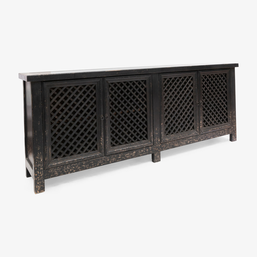 Bohai Four Door Cabinets Black Front