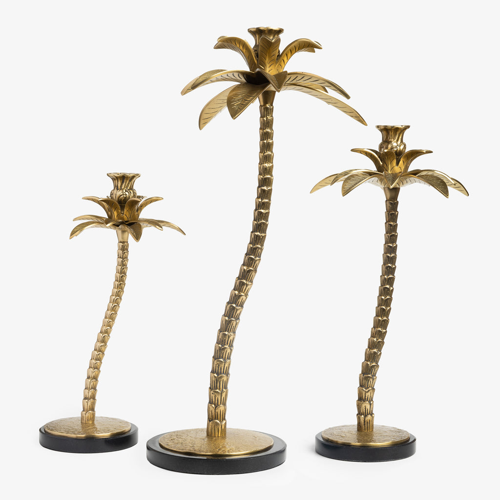 Brass Tree Candle Holders