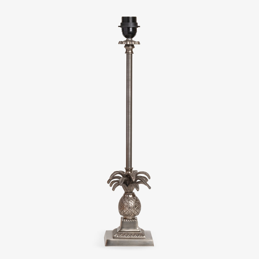 Antique Silver Pineapple Lamp Base