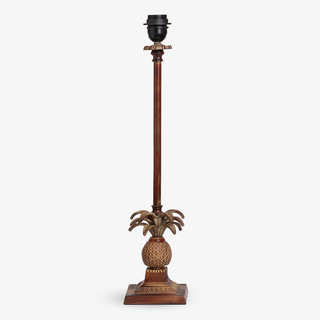 Brown Pineapple Lamp Base