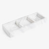 Como Marble Tray Divided 3